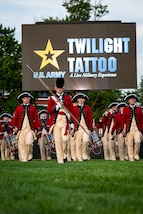 U.S. Army Reserve chief hosts Twilight Tattoo performance